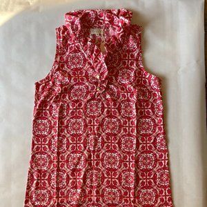 New: Mud Pie Whitney Ruffle Dress Pink Size M